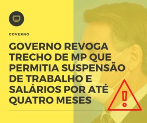 Governo Revoga Trecho De Mp Que Permitia Suspensão De Trabalho E Salários Por Até Quatro Meses Notícias E Artigos Contábeis No Rio De Janeiro | M&o Assessoria - Contabilidade no Rio de Janeiro - RJ | M&O Assessoria